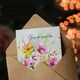 image 3 of Sorry Your Loss Watercolour Flowers Woman Sympathy Dad Card