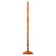 image 1 of Classic Oak Wooden Standing Floor Lamp Base with Intricate Pole Design
