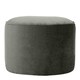 image 1 of icon Milano Velvet Bean Bag Pouffe Charcoal Grey Large Velvet Footstools Grey