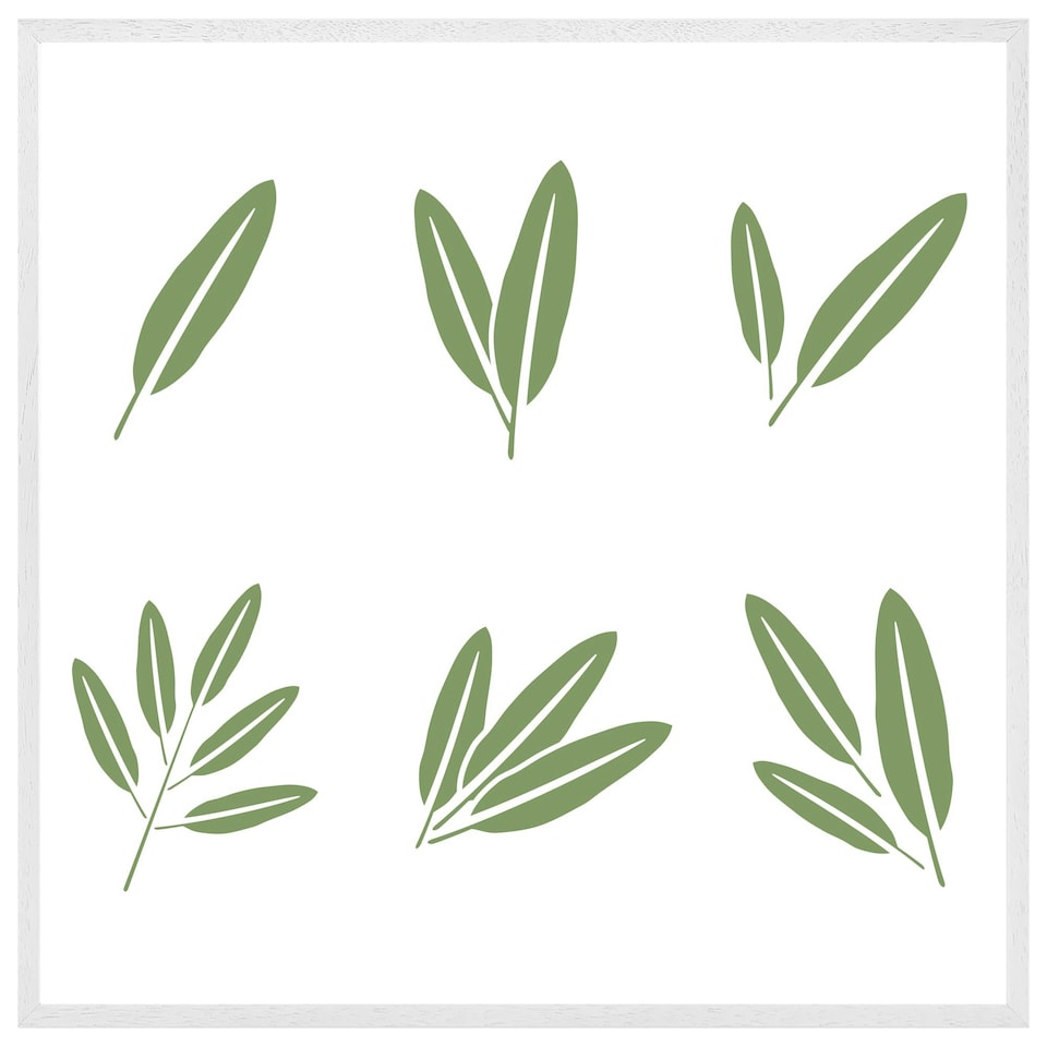 image 1 of Herbs (Picture Frame) White | L