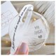 image 2 of In Memory of My Angel Feather Round Bauble Gift Boxed. Memorial Decor