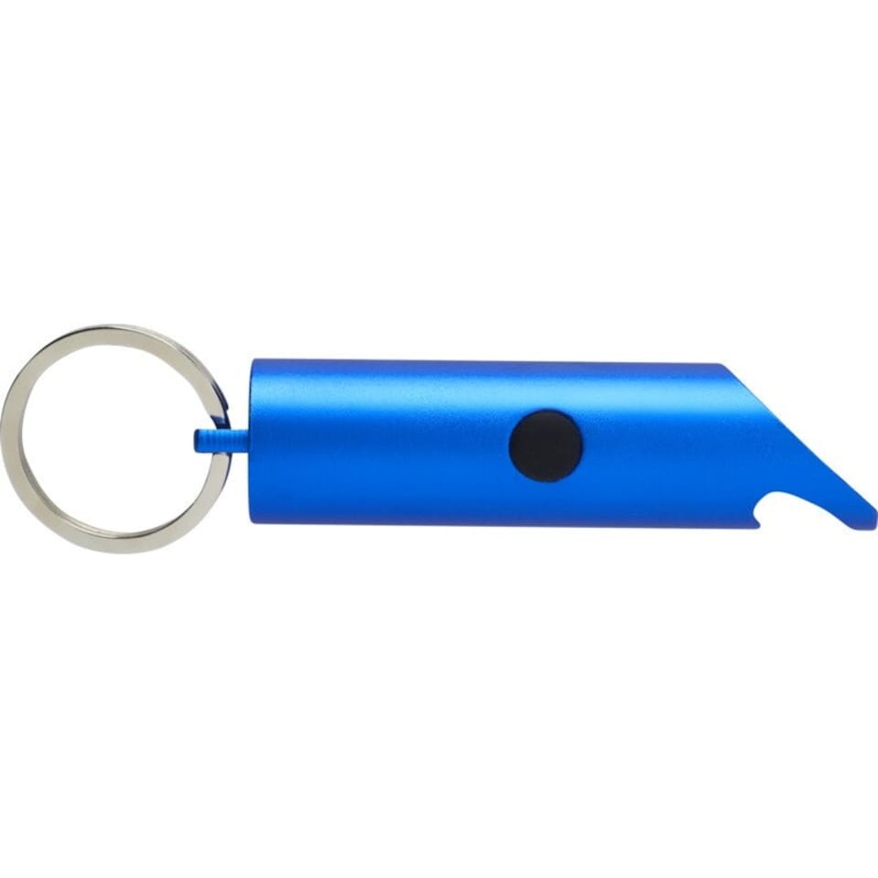 image 1 of Flare Recycled Aluminium Torch Keyring - Royal Blue - One Size