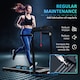 image 8 of HOMCOM 1.85HP Foldable Electric Treadmill Fitness Safety Lock LED screen-Black