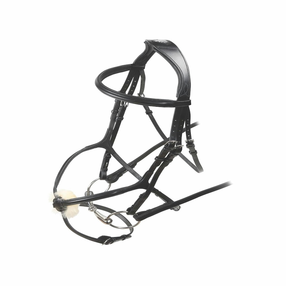 image 1 of Shires Velociti Grackle Bridle Brown | Size: Full
Colour: H.Brown
