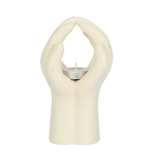 Something Different Praying Hands Tealight Holder - White - One Size