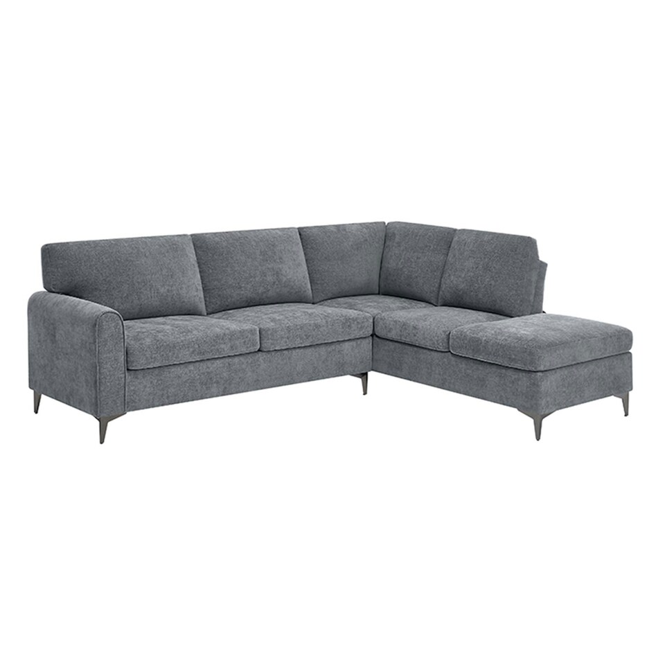 image 1 of Roma 4 Seater Fabric Corner Sofa Cream | Beige
