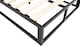 image 8 of Platform Bedframe Single Black | Black | Black