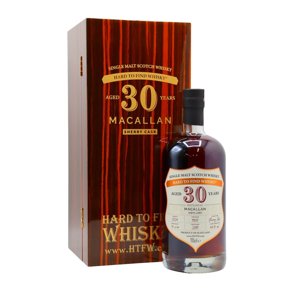 Macallan - Hard To Find Single Sherry Cask 1989 30 year old Whisky