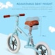 image 5 of HOMCOM Kid Balance Bike ChildrenBicycle Adjustable Seat 2-5 Years No Pedal Blue