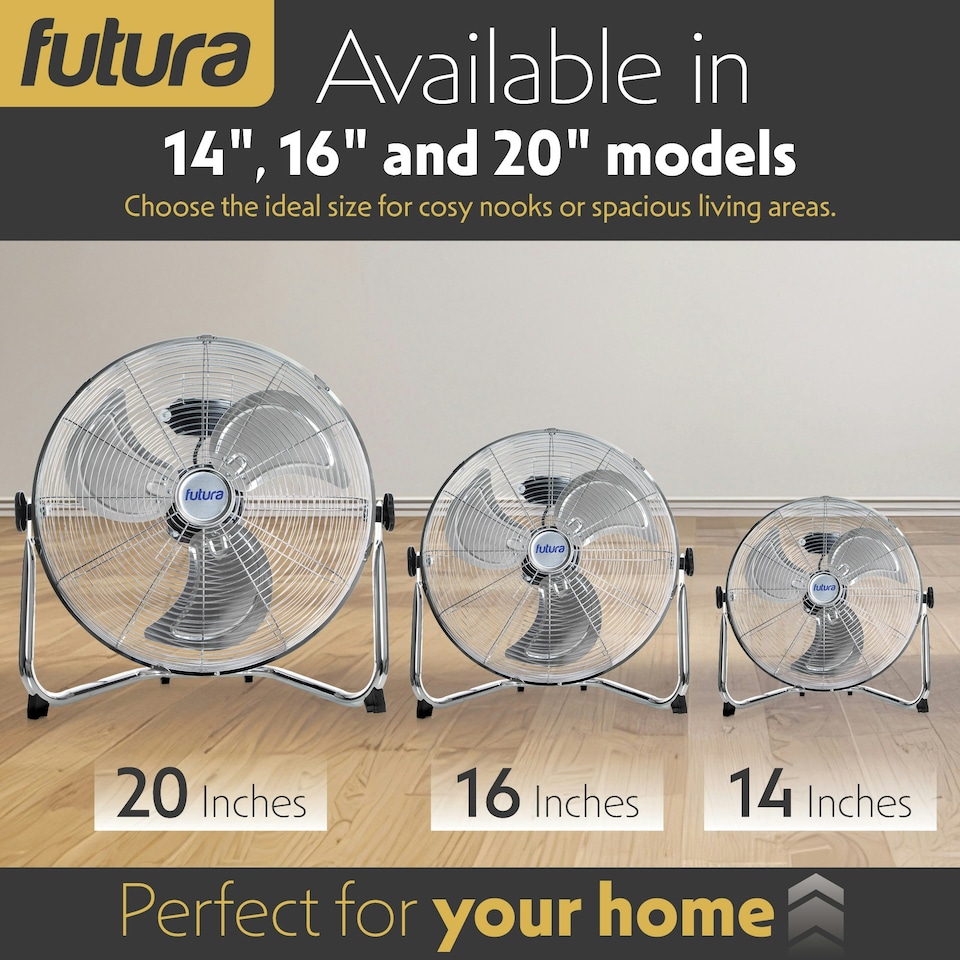 image 1 of Futura 20 inch Electric High Velocity Floor Fan