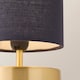 image 5 of ValueLights Francis Gold Touch Table Lamps Navy Shade | Gold