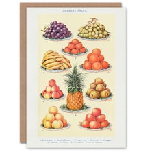 Mrs Beeton Household Management Art Card Summer Dessert Fruit