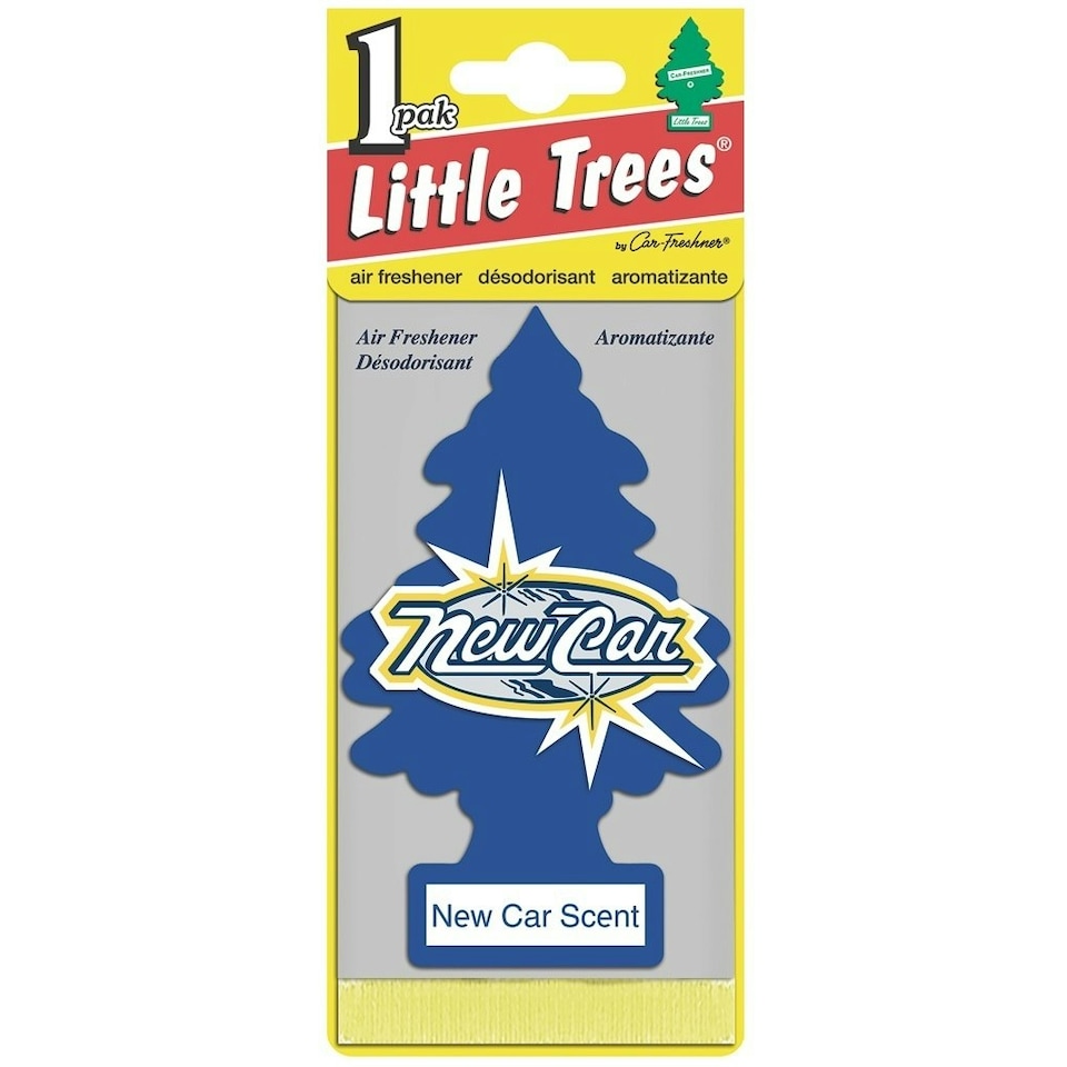 Saxon Automotive Little Trees Hanging Car Air Freshener - Blue/White - One Size