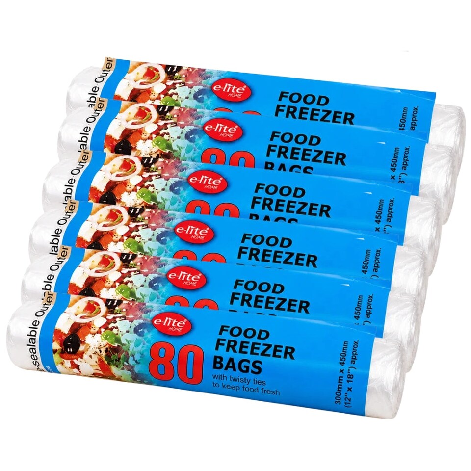 image 1 of Elite Food Freezer Bags 12x18" 80s - Pack of 6