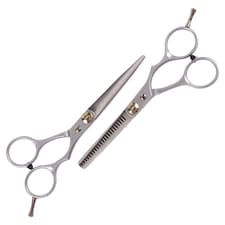 Ashley 2pc Stainless Steel Hairdressing Scissors Set