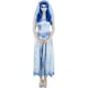 image 3 of Corpse Bride Womens/Ladies Emily Costume Set - White/Blue - L | Multi | L