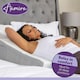 image 3 of Aamira Bed Wedge Pillow for Bed, Memory Foam, Orthopaedic Support for Sleeping, Acid Reflux, GERD, Snoring & Back Pain Washable