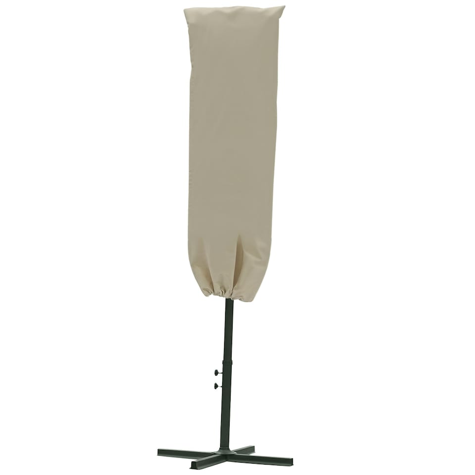 image 1 of Outsunny Garden Parasol Cover for 2-4m Outdoor Umbrella Protector w/ Rod, Zipper