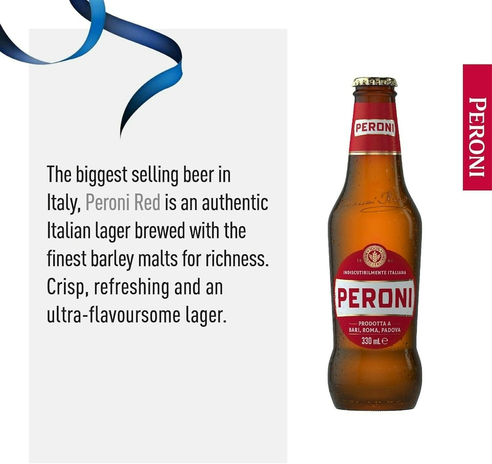 image 1 of Peroni Red 24 x 330ml Bottles