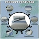 image 2 of VELVETIO Moxie Stripe Duvet Cover Set Reversible Polycotton Easy Care Beddings Blue | Double