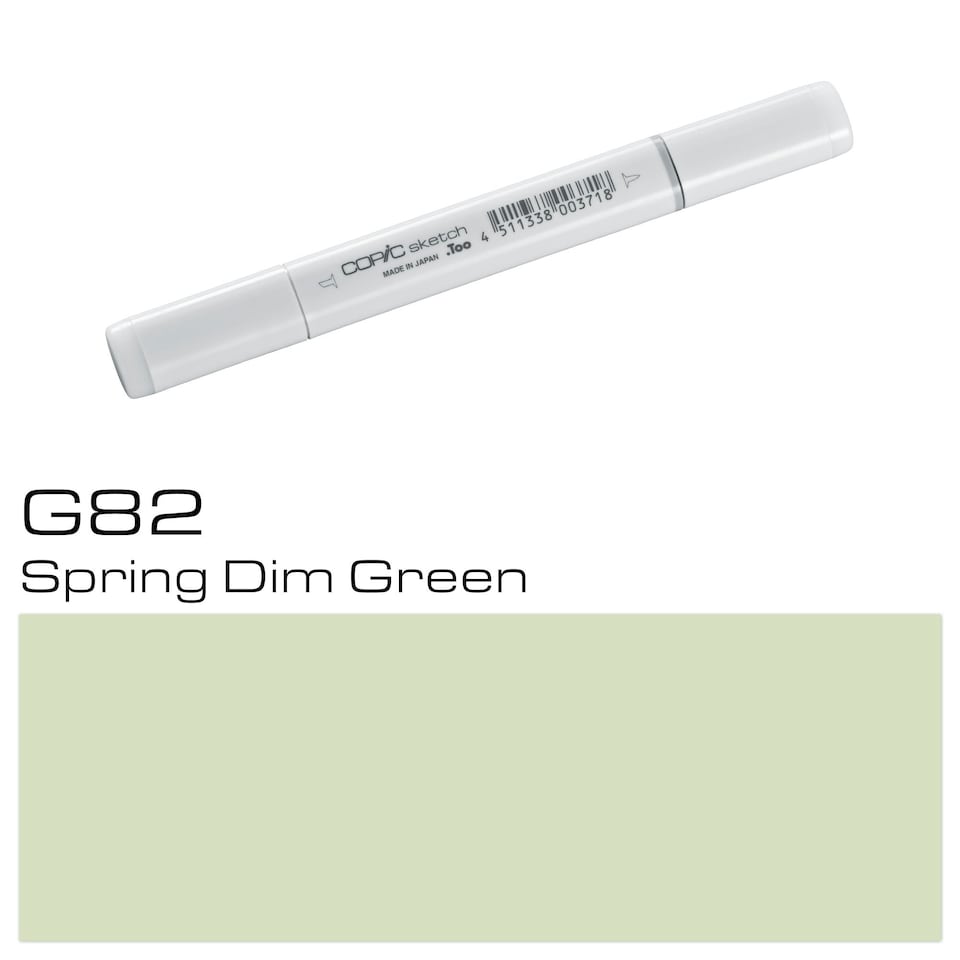 image 1 of Copic Sketch Marker, Spring Dim Green, Single Pen