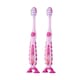 image 2 of Brush Baby Unicorn FlossBrush™ Bristles Toothbrushes Double Pack (3-6 Years)