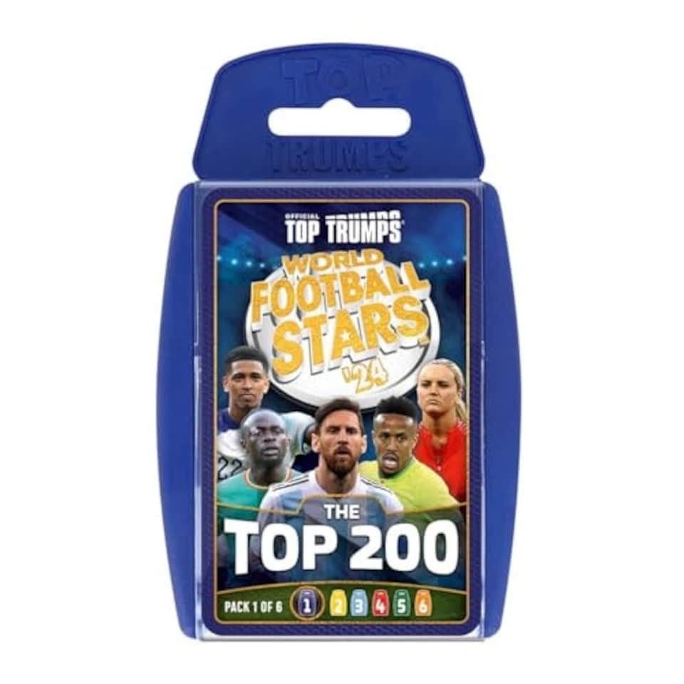 image 1 of World Football Stars Top 200 Top Trumps - Pack 1 /Toys - Winning Moves - 127144