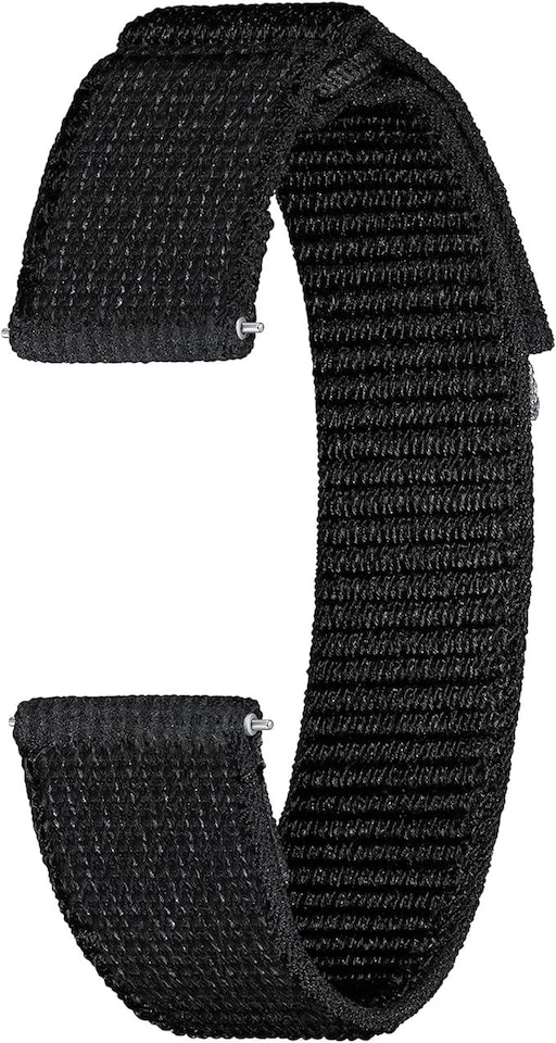 image 1 of Samsung Galaxy Watch 4-5-6 One Click Fabric Band 20mm M-L Black - ET-SVR94LBEGEU