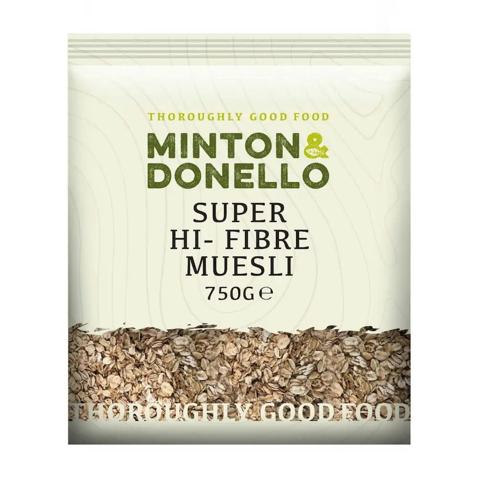 image 1 of Minton & Donello Super Hi-Fibre Muesli 6 x 750g