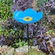 image 5 of Cast Iron Wild Bird Forget Me Not Flower Dish Bird Feeders (Set of 2)