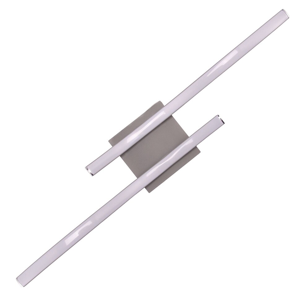 image 1 of Modern Double Wavy Strip Flush LED Powered Ceiling Light Fitting in Grey Sand | Grey | Grey | 1
