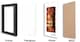 image 7 of 10 Pc Modern Photo Frame Set Wall Mountable and Freestanding Gallery | Black | Black | Not provided