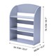 image 5 of Teamson Kids Children's 3 Shelf Bookcase, Grey