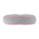 image 2 of Homescapes Grey and Pink Round Floor Cushion Grey