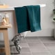 image 2 of OHS Soft Luxury 100% Cotton 500GSM Bathroom Hand Towel, 50x80cm - Dark Teal