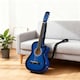 image 2 of HOMCOM Beginner Acoustic Electric Cutaway Guitar Adult Junior Guitar, Blue | Blue