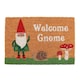 image 1 of Something Different Welcome Gnome Door Mat - Natural/Red/Green - One Size