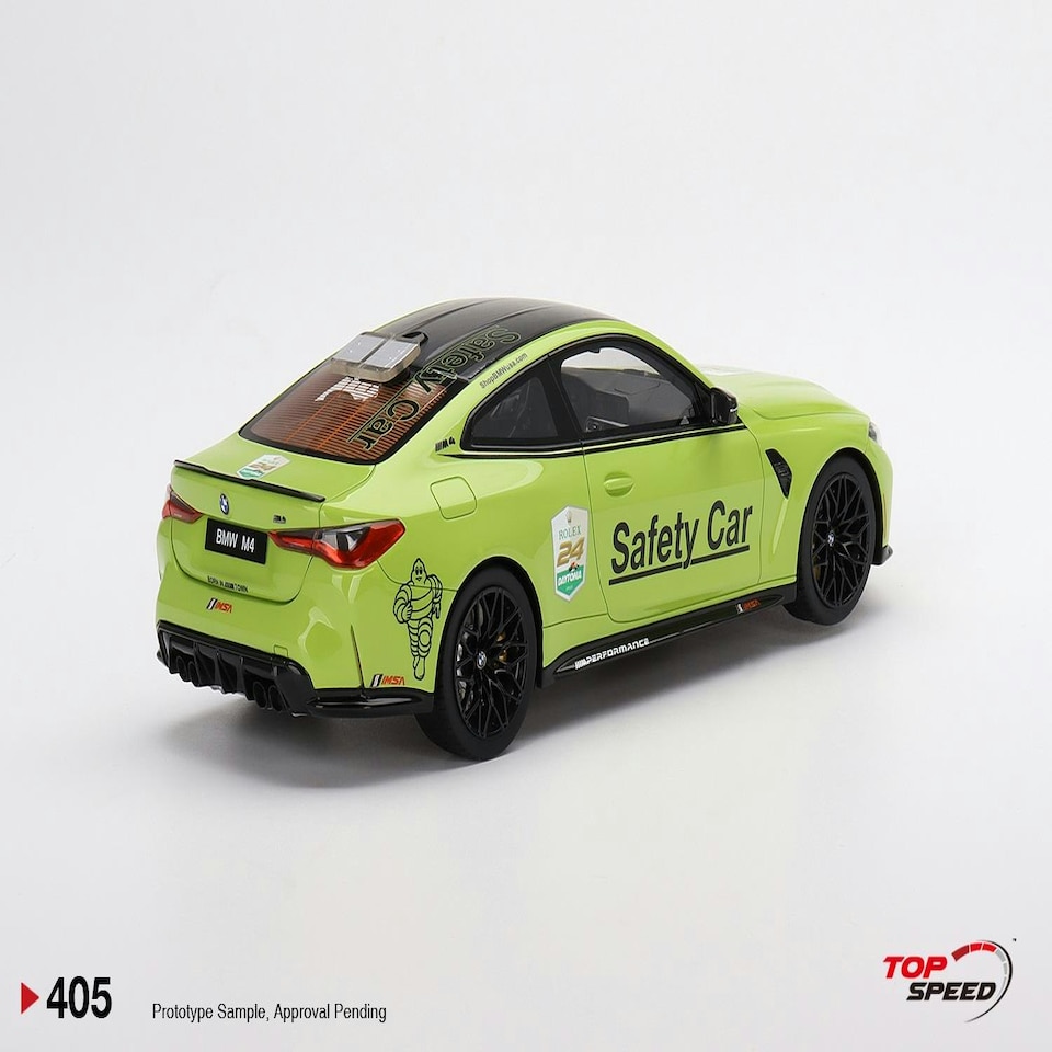 image 1 of BMW M4 Safety Car 2022 Daytona 24Hr 1:18 Scale TSM TS0405