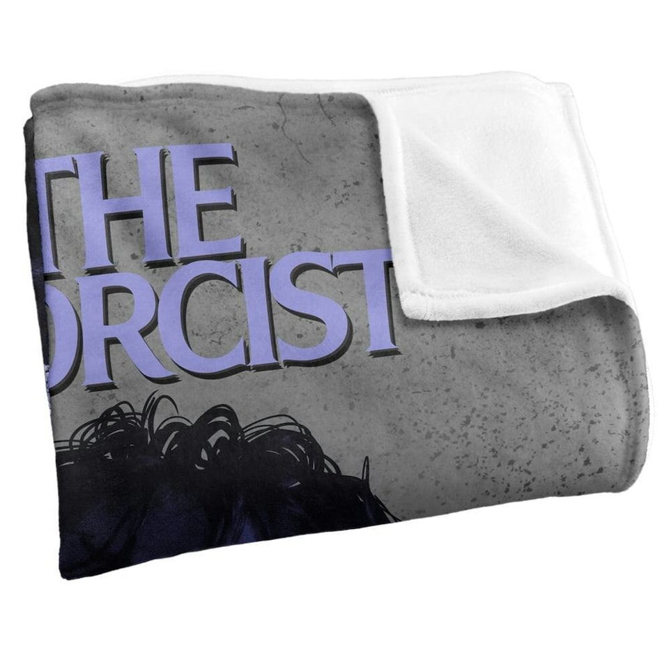 image 1 of The Exorcist Movie Poster Blanket - Multicoloured - One Size