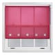 image 3 of FURNISHED Roller Blinds Daylight Square Eyelet Light Filtering Easy Fit Trimmable Window Shade | Pink | Fuchsia