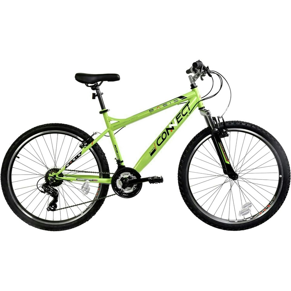 image 1 of Basis Connect Hardtail Mountain Bike, 26" Wheel - Green/Black