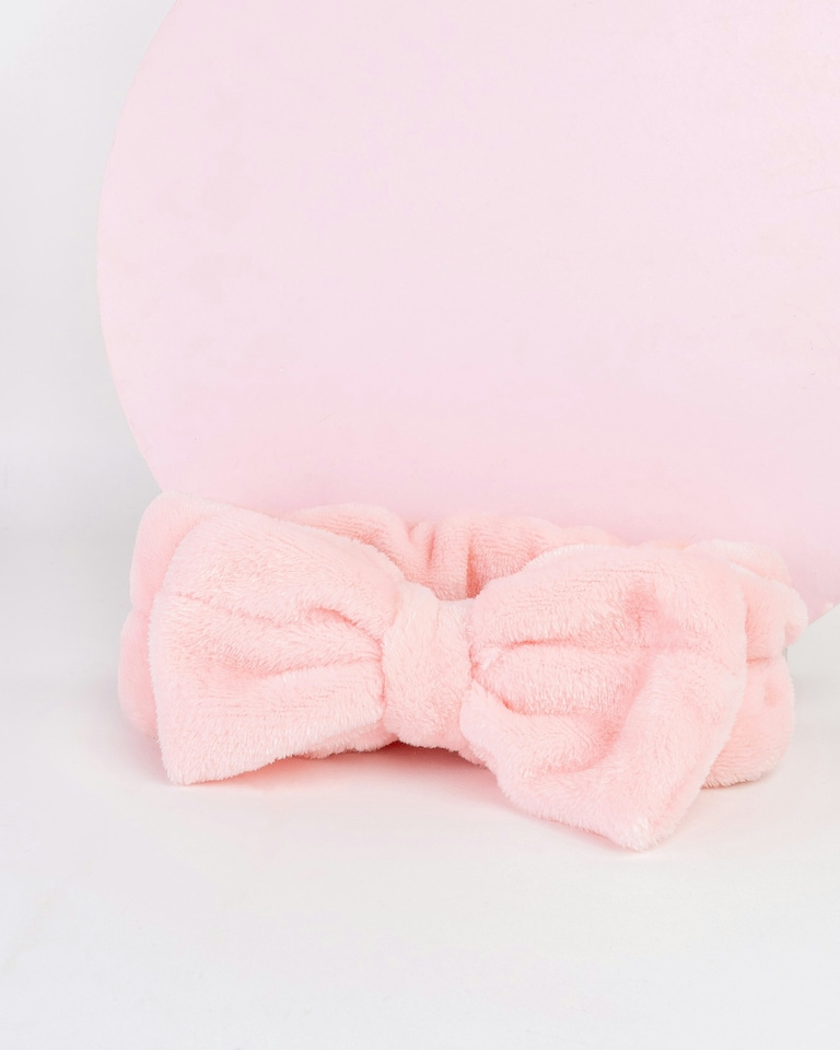 image 1 of Brushworks Makeup Headband - Pink