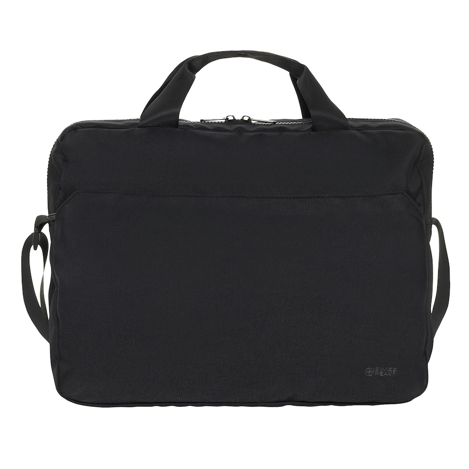 image 1 of Swiss Peak Essential RPET Aware Laptop Bag - Black - One Size | Black