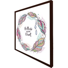 Follow your heart (Picutre Frame) Brown | M