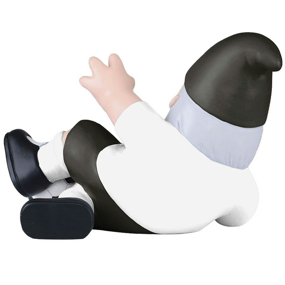 image 1 of Fulham FC Sliding Tackle Garden Gnome - Black/White - One Size