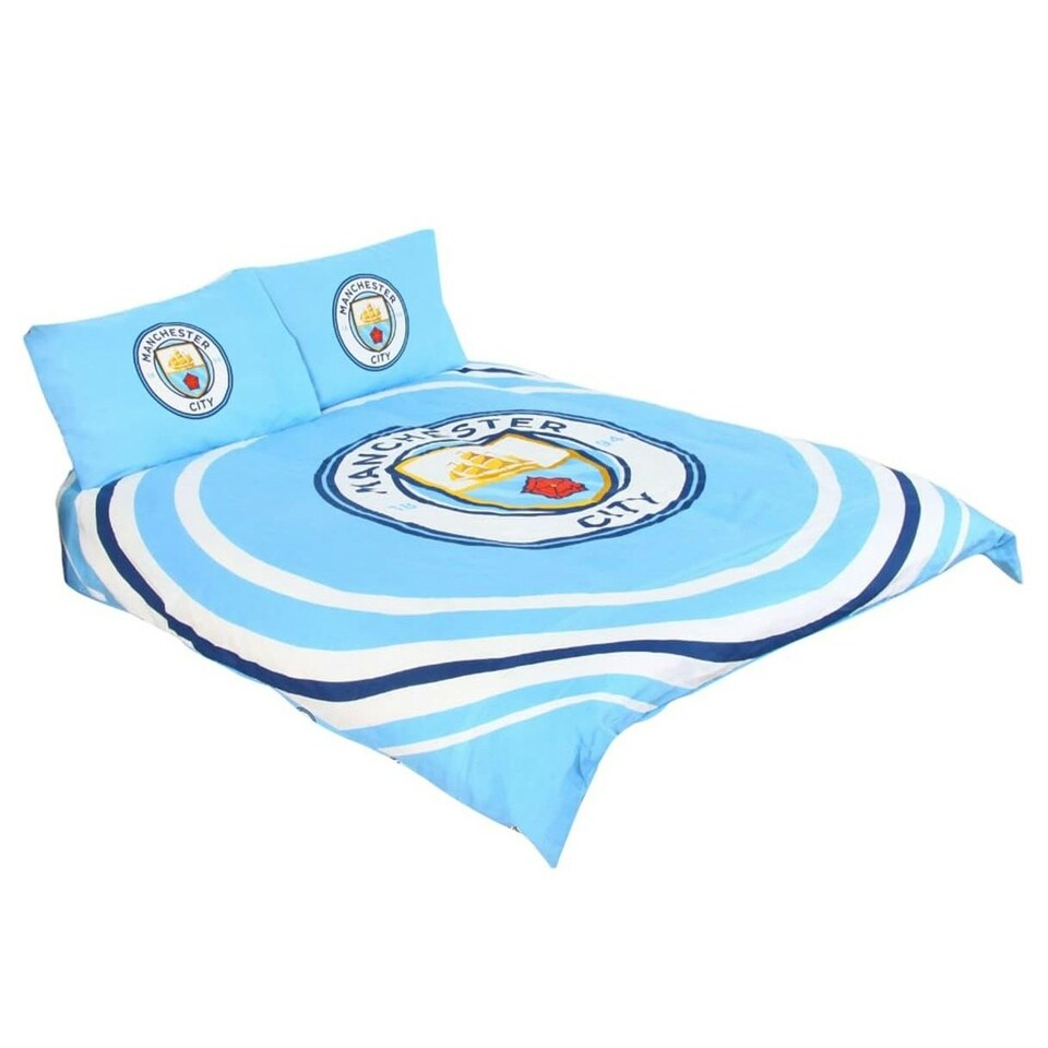 Manchester City FC Pulse Double Duvet Blue | Double