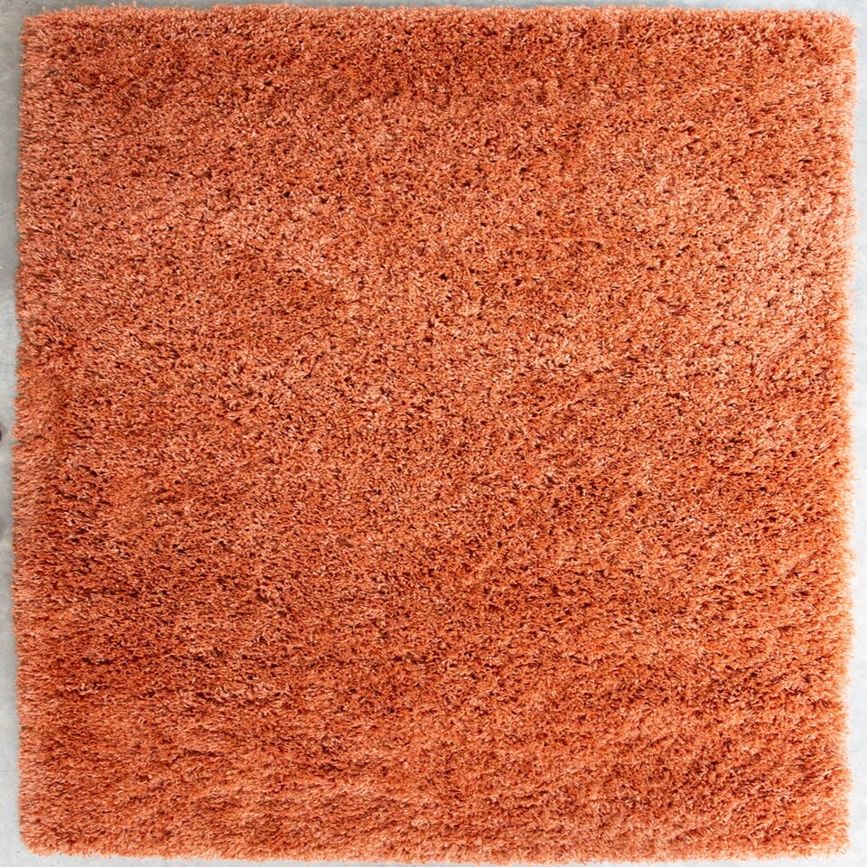 image 1 of KUKOON Terracotta Deep Pile Shaggy Living Room Area Rug 200cm x 290cm
