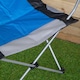 image 8 of Luxury Padded High Back Folding Outdoor, Camping, Fishing Chair in Blue