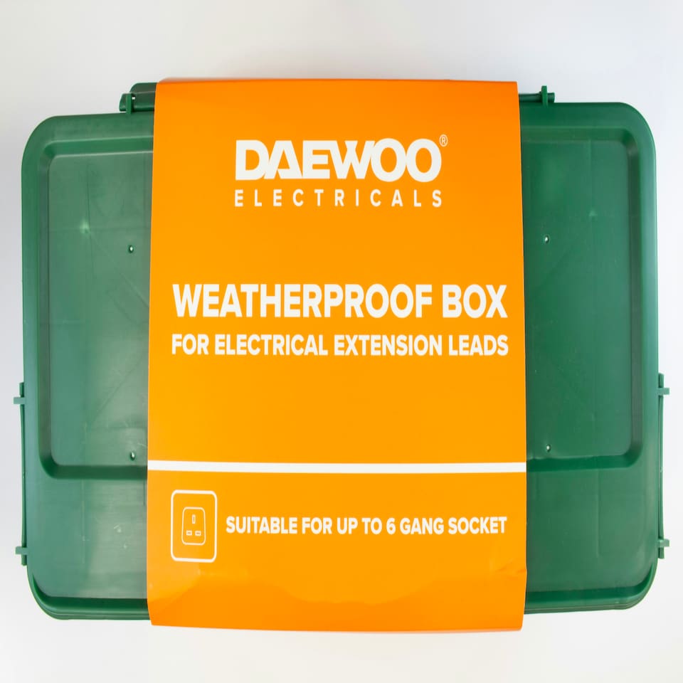image 1 of Daewoo IP55 Outdoor Weatherproof Electric Junction Box Exterior fits 6-Gang Lead