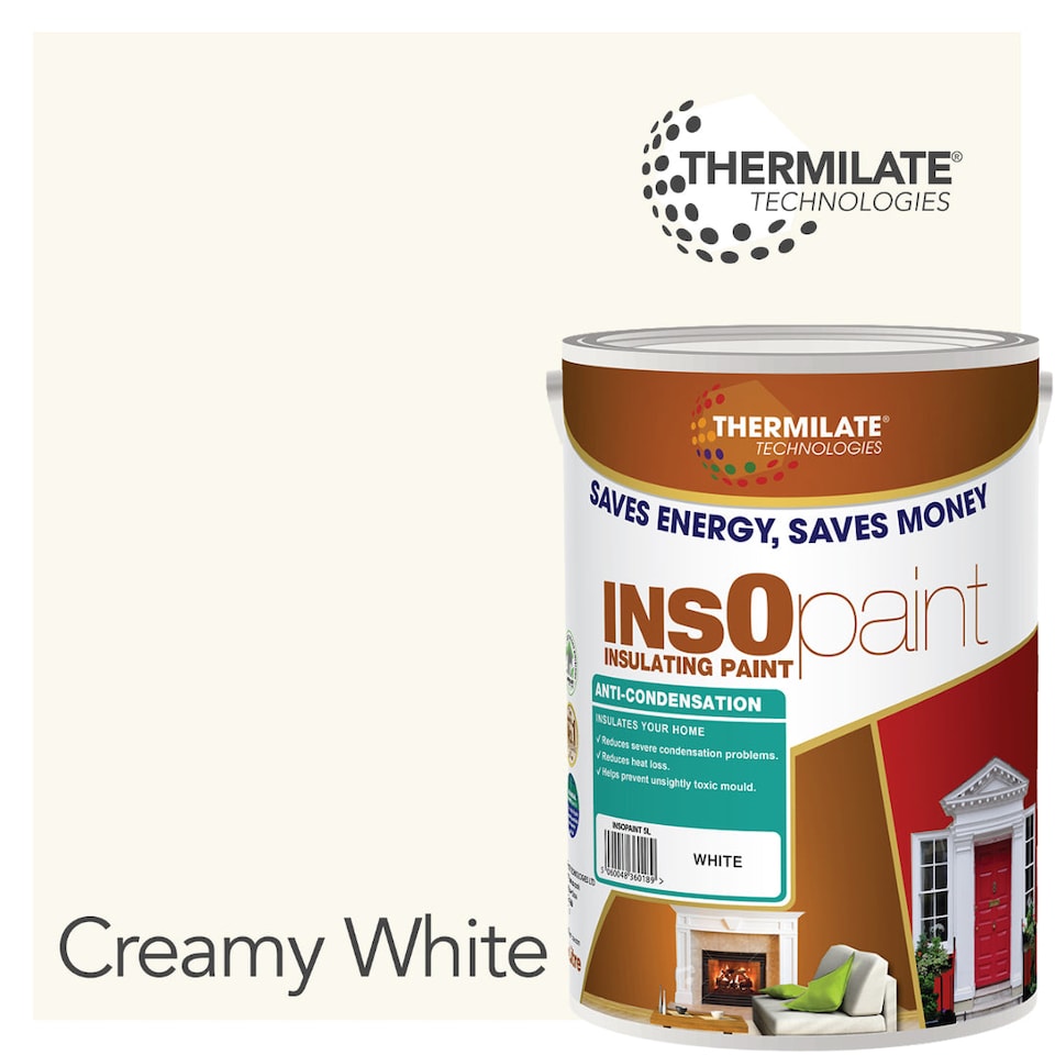 image 1 of InsOpaint Anti Condensation Paint - Stops Condensation on Interior Walls & Ceilings - Creamy White